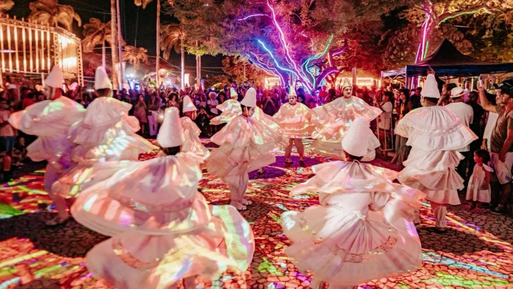 Sergipanidade marca segunda noite do Festival SE Mapping na Praça Fausto Cardoso