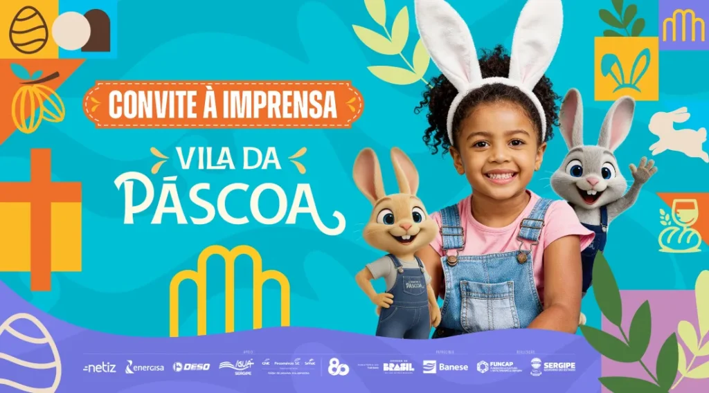 Convite à imprensa: Governo de Sergipe realiza abertura da Vila da Páscoa 2026 nesta sexta-feira, 3