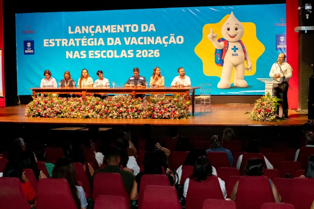 Sergipe lança estratégia de vacinação nas escolas públicas com foco em crianças e adolescentes