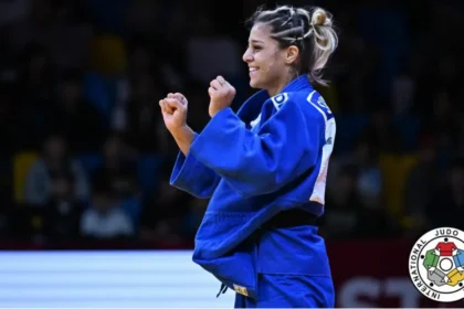 Sarah Souza é bronze em 1º dia do Grand Slam de judô no Cazaquistão